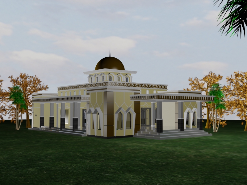 Denah Desain Rumah Menggunakan Autocad 2012 Download Share Kerja Masjid
